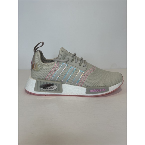 Adidas NMD R1 Bliss Pink White Grey Size 6.5 Womens Brand New GW9473 - Picture 1 of 7